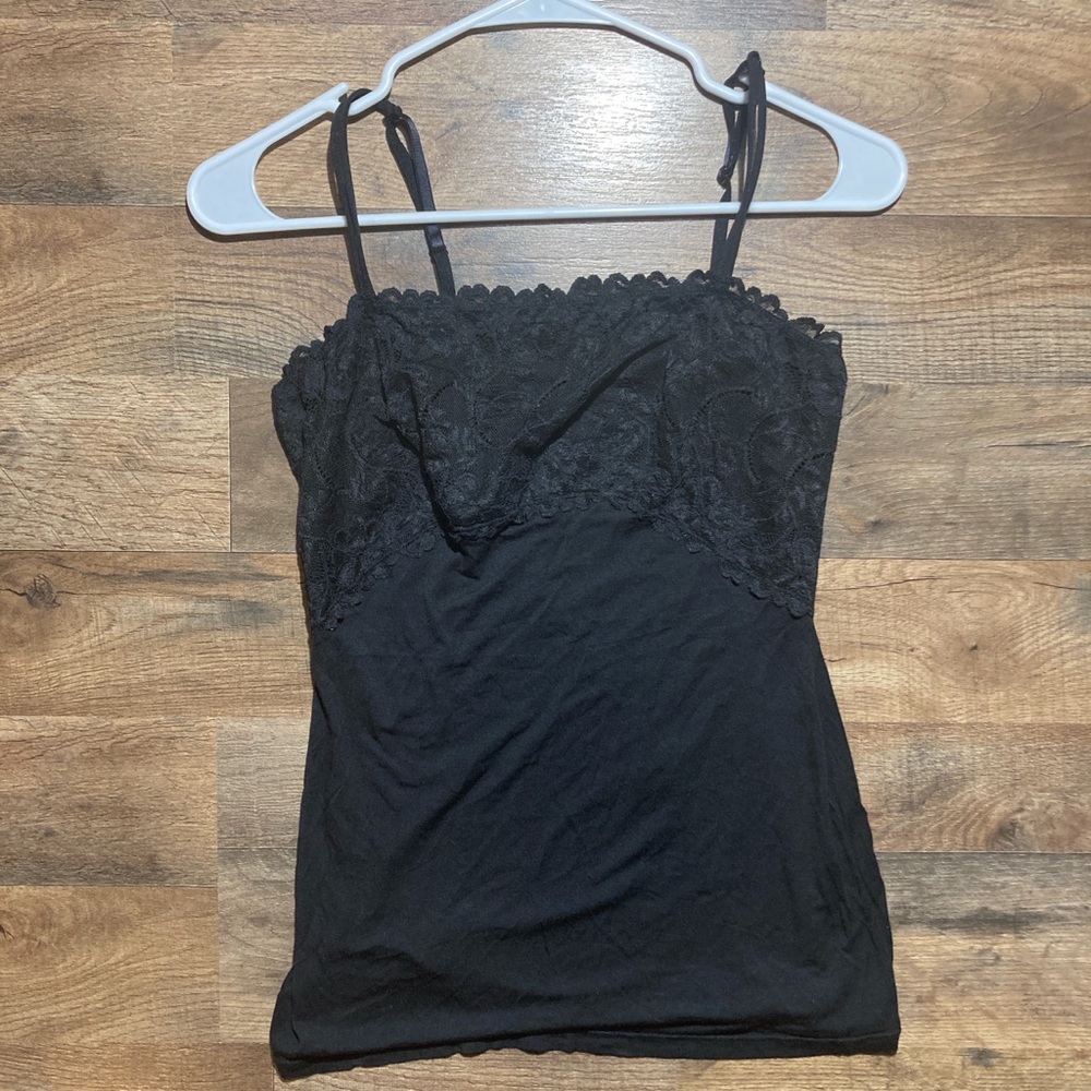 Black Lace Women's Top